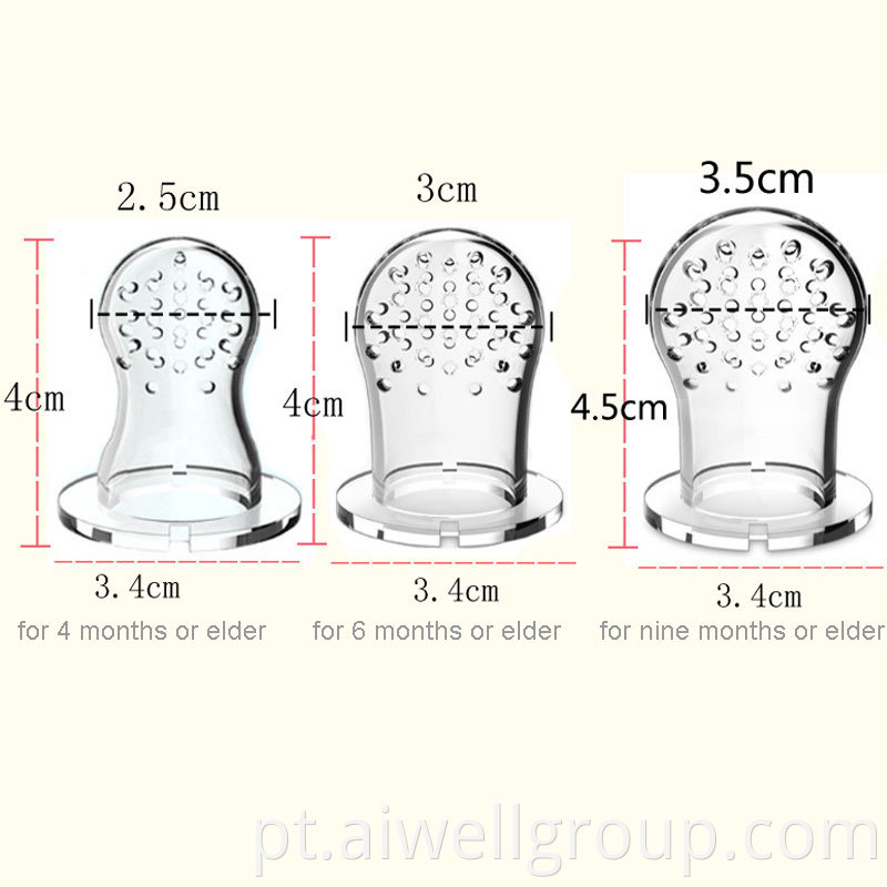 Baby Fruits And Vegetables Bite Silicone Feeder